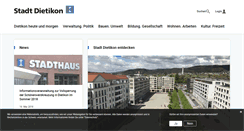 Desktop Screenshot of dietikon.ch