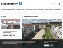 Tablet Screenshot of dietikon.ch